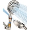 MakeFit Handheld Shower Head with Filter Brushed Nickel - High