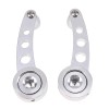 2x Billet Aluminum Window Crank Handle Chrome For Hot Rod