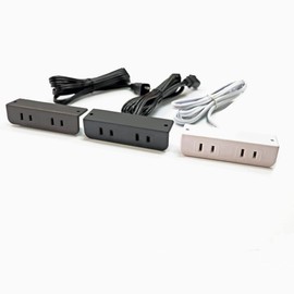 staxtoos Screw Down Aftermarket Outlet for Furniture, Neat Design, Available in 3 Colors (White)