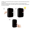 Wireless Doorbell Set Self Powered Generating Waterproof Home Security Doorbell
