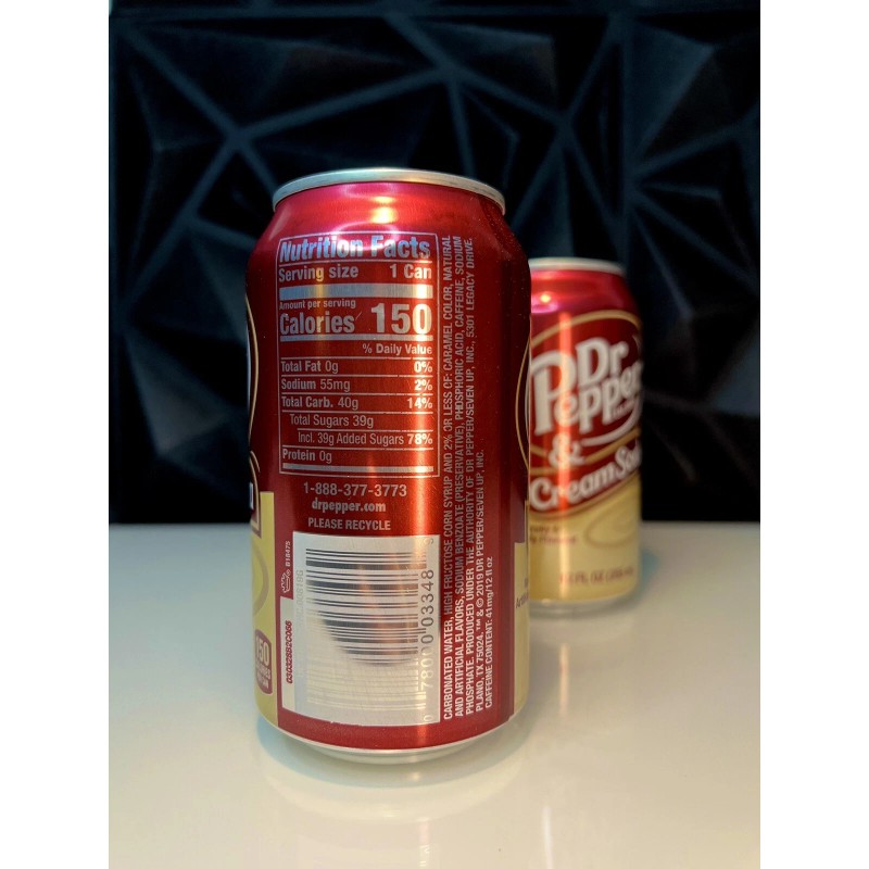 Dr Pepper Brand New Limited 2023 Dr. Pepper Cream Soda