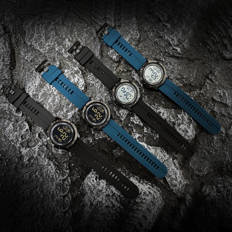 Dayllon Metal Case Ultra-Thin Minimalist Sports Digital Watch for Men