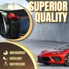 BILLFARO Red Volume Control Knob,Extended Protective Decorative Volume Dial Rotary