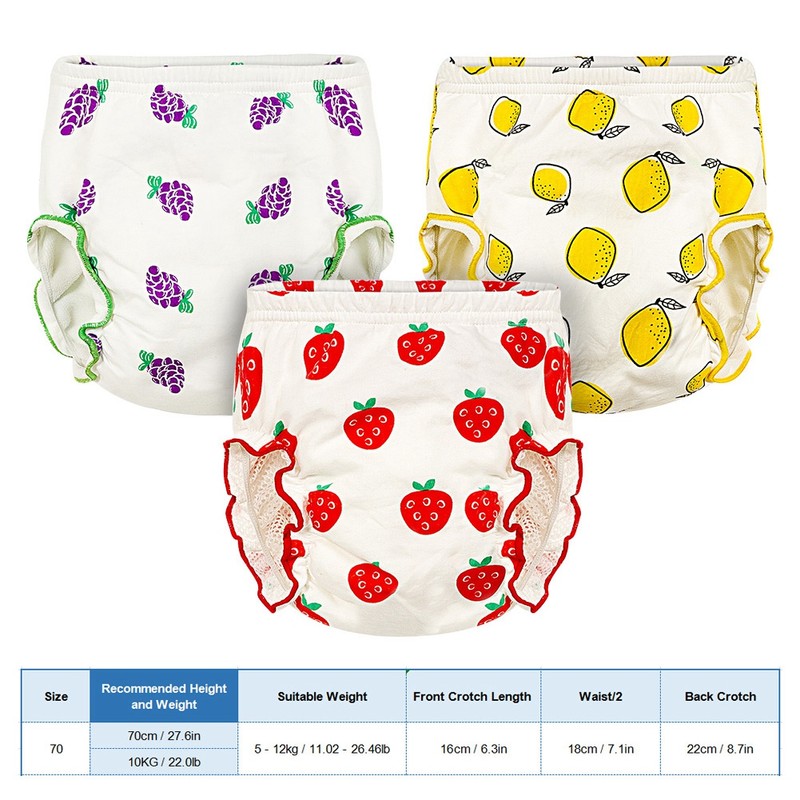 Training Pants Mesh Breathable Diaper Waterproof Reusable Washable Baby Nappy70