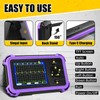ZYKYCX Handheld Portable Oscilloscope, 2.8" TFT Digital Oscilloscope, 1MHz Bandwidth,