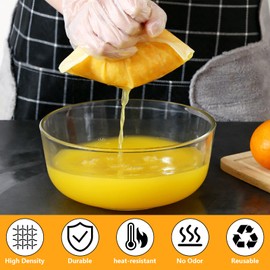 10pcs Reusable Straining Bag, Cheese Cloths Drawstring Strainer Bags Food Filter Net Bags for Yogurt Soy Oat Nut Almond Milk Straining Cold Brew Coffee Muslin Nylon Mesh (20x30cm/8x12)