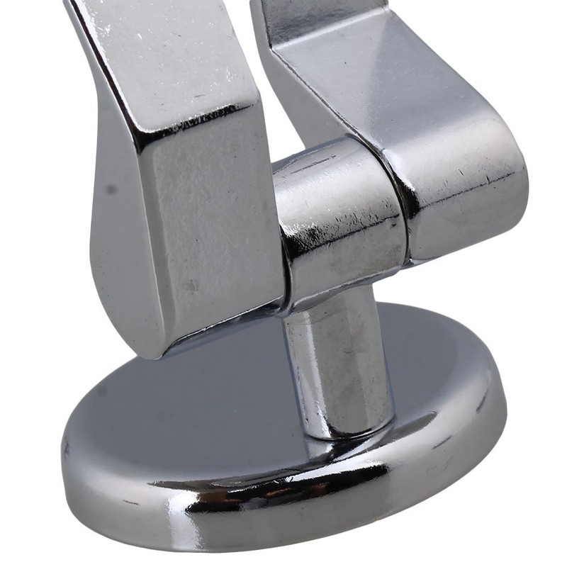 Generic Pair Silver Toilet Seat Sturdy Hinge Toilet Mountings For