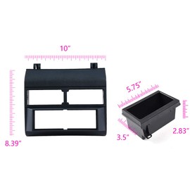 G-PLUS Car Stereo Radio Dash Kit Pocket Bezel Trim W/O Wire Harness Compatible with 1992-1994 Chevy Crew Cab Dually/Full Size Blazer/Suburban Blue