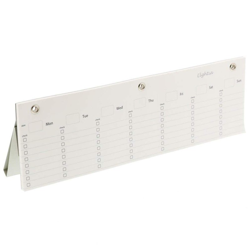 Sunstar S2817268 Lightia Weekly Memo, White