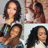 14 Inch Wavy Gypsy Locs Crochet Hair 6 Packs Blonde