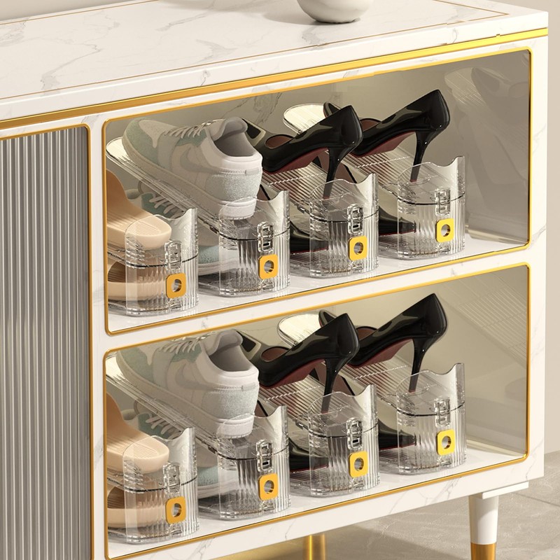 Copidrum 12Pack Shoe Slots Organizer for Closet Shoe Stacker Shoe