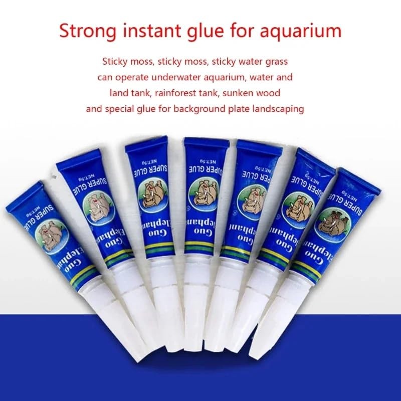 Acuario pegamento instantáneo 5g x 25pcs pegamento de arrecife seguro