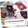 TEHAUX 1 Set SSD Mounting Screw Kit for Motherboards Durable