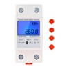 Flylin Single Phase Energy Meter 5-80A DDM15SC LCD Digital Display,