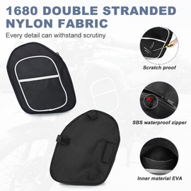 REARACE Motorcycle Front Frame Side Bags Compatible with 2018-2023 Royal Enfield Himalayan 411 for Tours/Trail Rides WaterProof Accessories