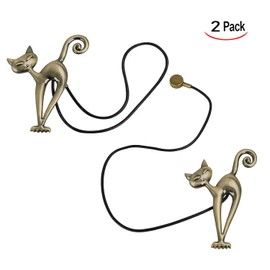 Cisixin Pack of 2 Creative Curtain Tiebacks for Curtains Animal Curtain Tieback Magnetic Curtain Tieback Magnetic Curtain Clip for Decoration