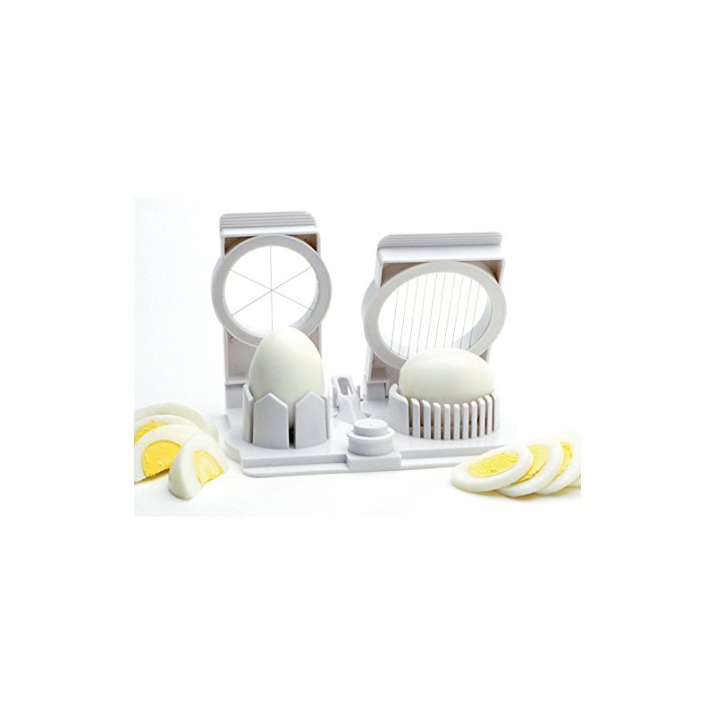 Norpro - Cortador de huevos, cuña y herramienta para decorar