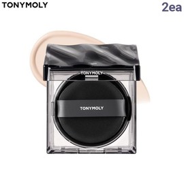 TONYMOLY Skin Tone Fixing Cover Cushion Set 13g*2ea, Shade:02 Beige