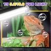 T5 HO UVB Lighting Combo Kit, Reptile Light Fixture with