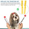 Yinkin 5 Pieces Razor Comb for Dogs Hair Grooming Trimmer