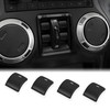 Polodunn Window Button Cover for 2012-2017 Jeep Wrangler JK &