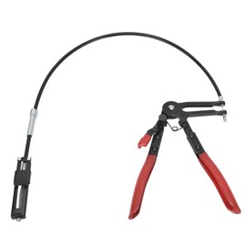 Flexible Hose Clamp Pliers 65 Manganese Steel Long Reaches Spring Loaded Hoses Pliers for Fuel Oil