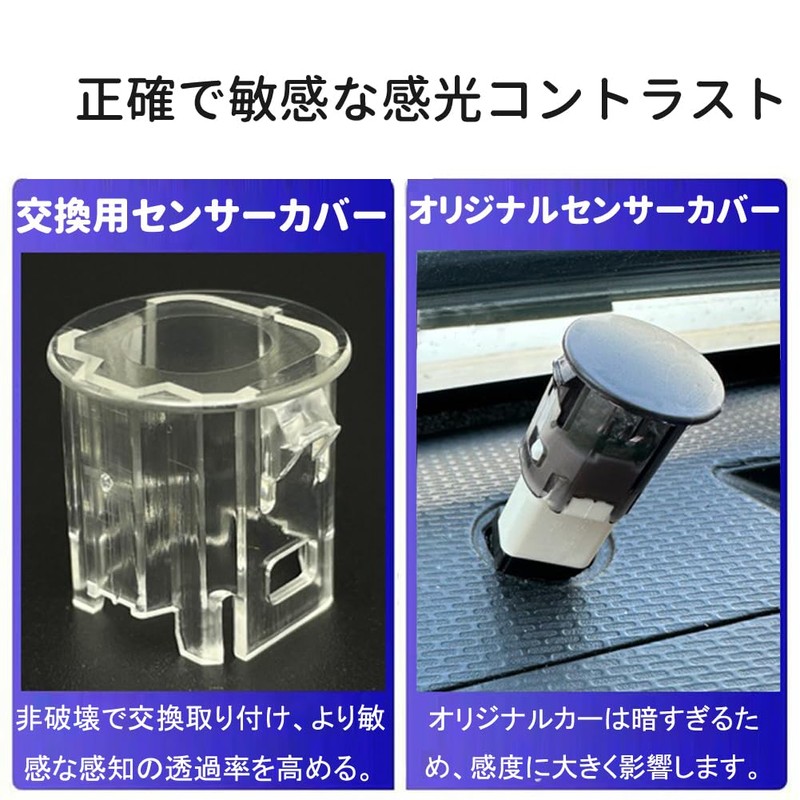 Makuki Auto Light Sensor Cover, SUZUKI Compatible with Suzuki, Translucent,