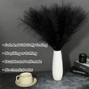 SeptCat 30 Pcs Pampas Grass Black Decor 21.7" Fluffy Faux