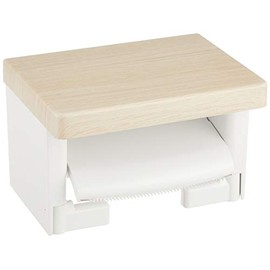 TOTO Paper Roll Dispenser with Shelf (Wooden Shelf) YH501FMR #EL Light Wood N