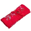KYEYGWO Chinese Embroidery Travel Jewelry Roll with Flowers and Bird
