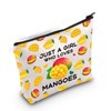 Gzrlyf Just a Girl Who Loves Mangoes Mango Makeup Bag