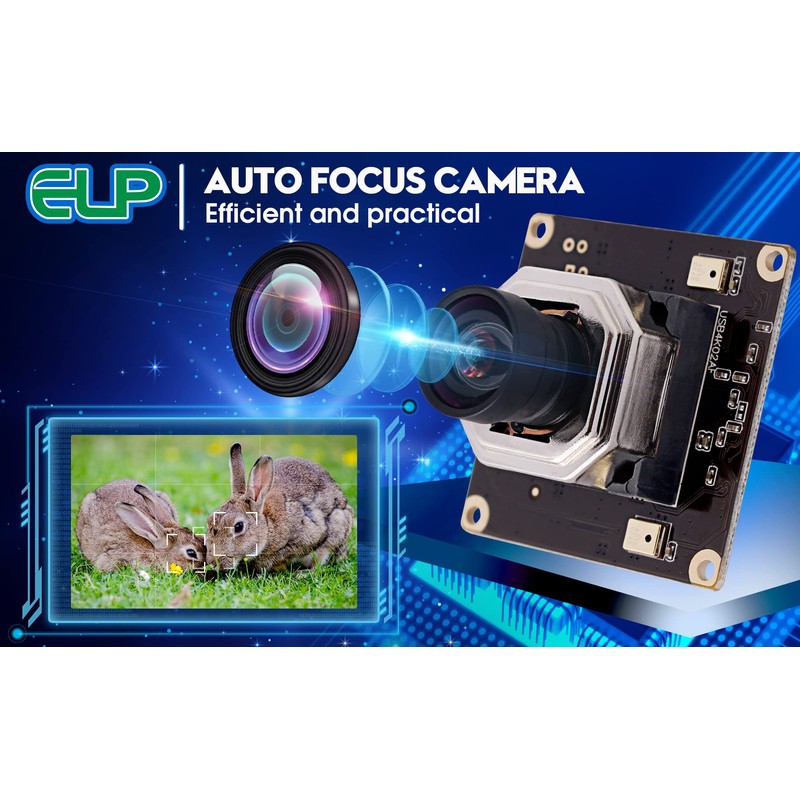 G 4K USB Camera Auto Focus Webcam Double Microphone 2160p