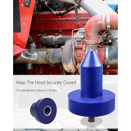 Hood Pin Prop Poly Kit Fit for Kenworth T2000 T800 W900 T600A 2003-2010, Hood Bushing Kit Replace 924-5410 K179D450 K066-218 M300-NR K179-528