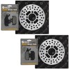 NICHE Front Brake Rotor Pad Kit Semi Metallic for Can-Am