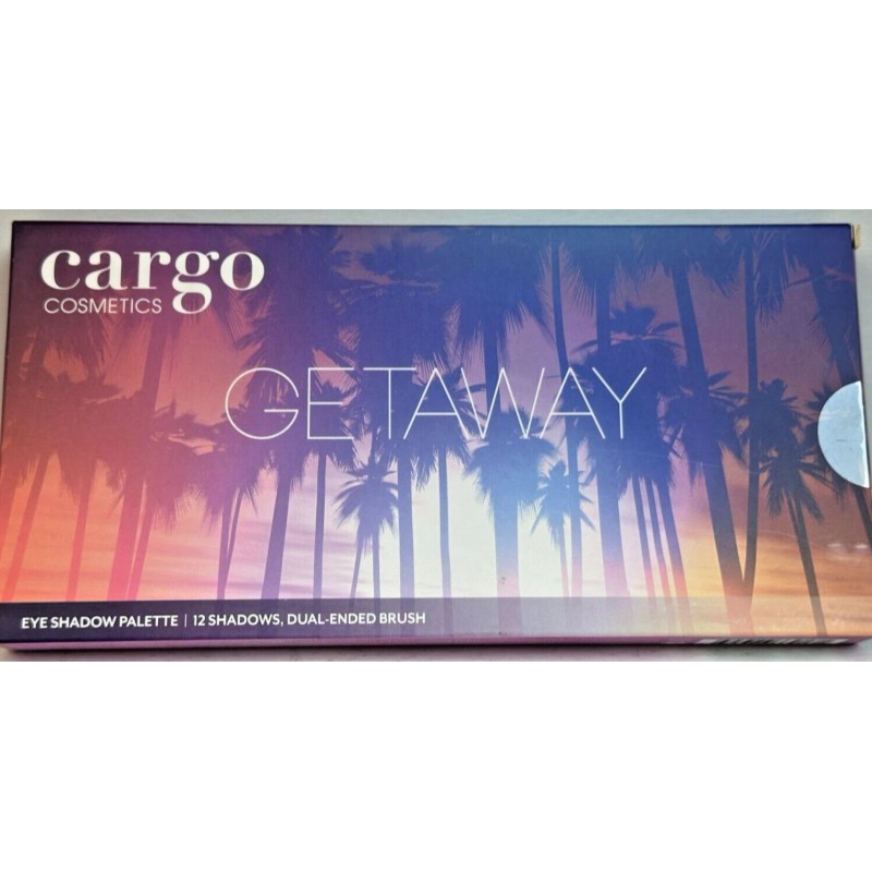 Cargo Cosmetics Getaway Eye shadow Palette 12 Colors Dual Ended