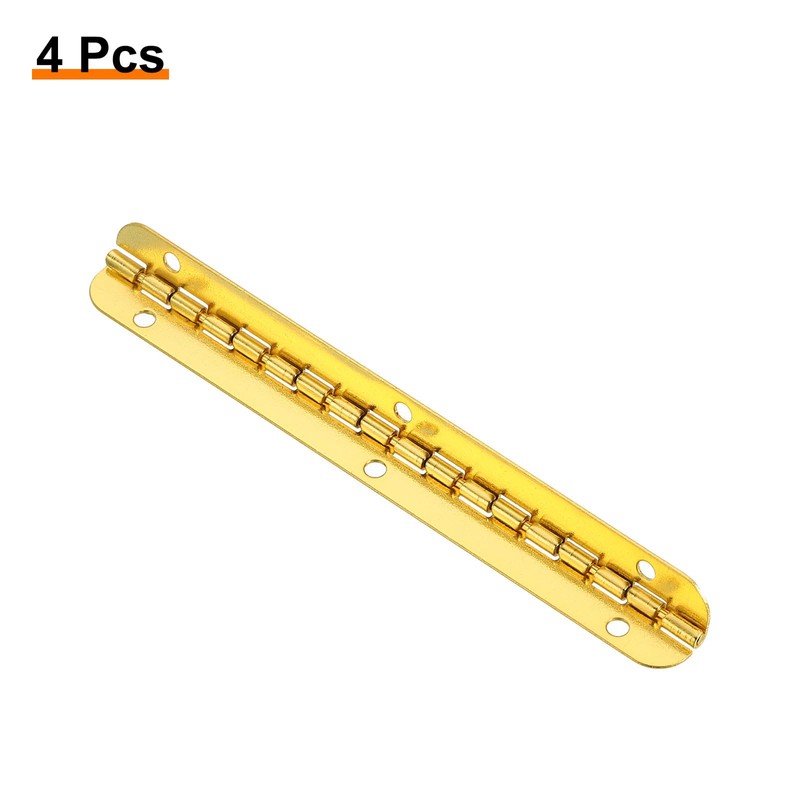 sourcing map Metal Piano Hinges 90 Degree Long Folding Hinges