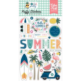 Echo Park Paper Company Pool Party Puffy Stickers