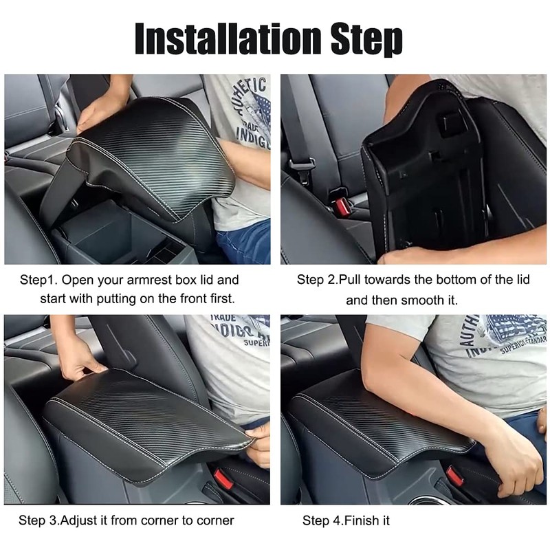 INTGET Center Console Cover for Ford Ranger Accessories 2019 2020