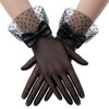 Dhthdrh Women Lace Bow Short Gloves Wedding Tea Party Gloves