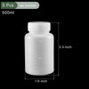 YOKIVE 5 Pcs Chemical Storage Bottle, Wide Mouth Containers with