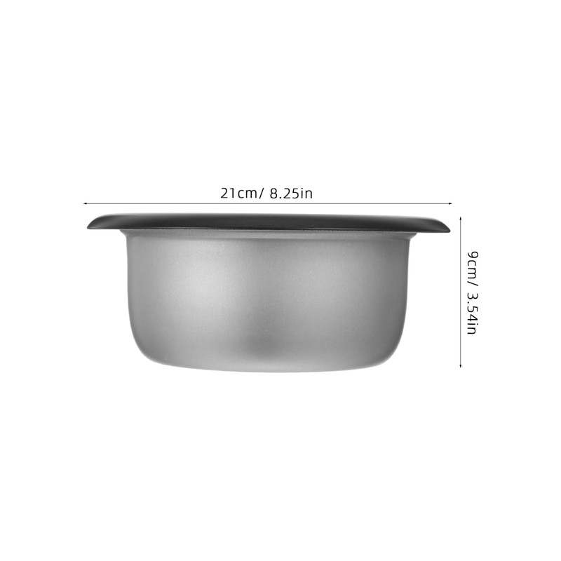 MOLUCKFU Rice Cooker Inner Pot Stainless Steel Non-stick Replacement Cooking