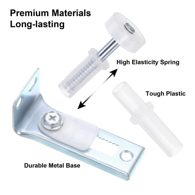 sourcing map Bifold Door Fitting Repair Kit, 2-Pack Bi-fold Sliding