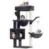Heybly Cat Tree, 39.4 Inches Tower Condo with Scratching Post,