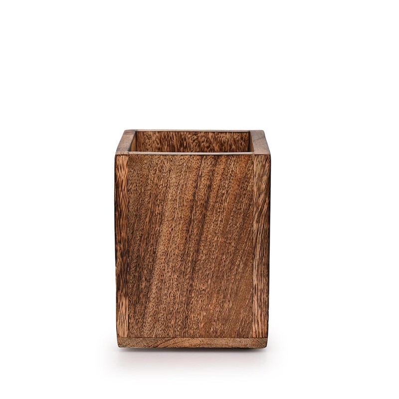 Indus Lifespace Utensil Crocks Mago Wood Utensil Holder for Kitchen