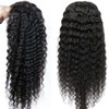 ANLILI 28 Inch Deep Wave Lace Front Wigs Human Hair