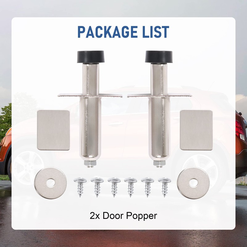 Jdmspeed New Stainless Chrome Door Poppers Trunk Popper Street Rod