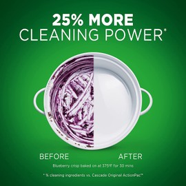 Cascade Complete Dishwasher Pods, Dishwasher Detergent, Lemon Scent ActionPacs, Cleaning Supplies, 78 Count