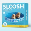 SLOOSH Foldable Dog Kiddie Pool - Portable Hard Plastic Kids
