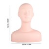 Lwuey Multi Function Makeup Practice Model, Esthetics Soft Mannequin Head