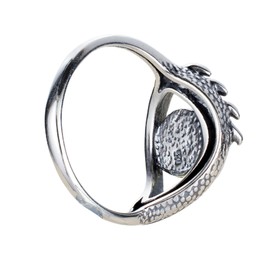 HolidayGiftShops Baltic Green Amber Sterling Silver Adult Ring Size 20, Baltic amber, Baltic amber